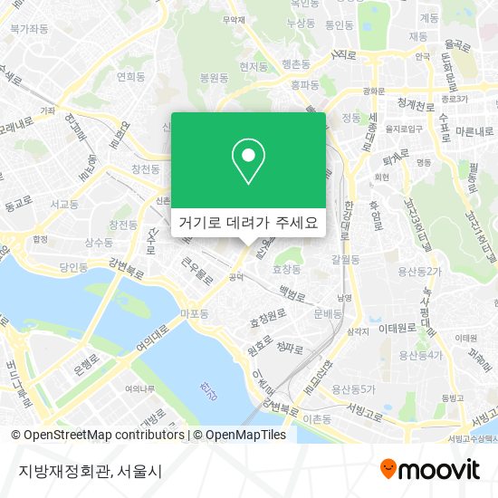 지방재정회관 지도