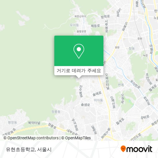 유현초등학교 지도