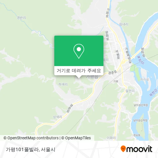 가평101풀빌라 지도