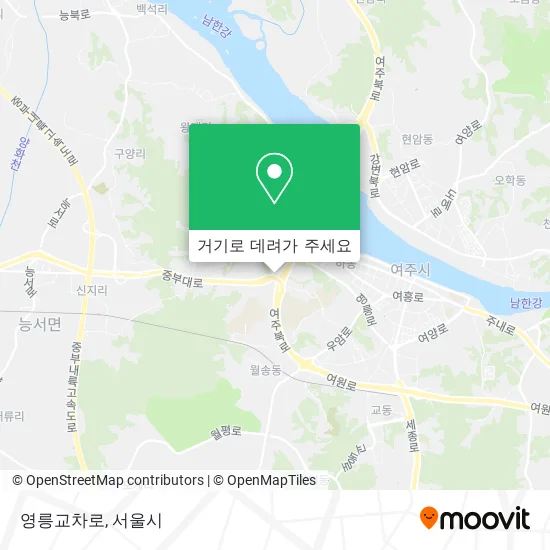 영릉교차로 지도