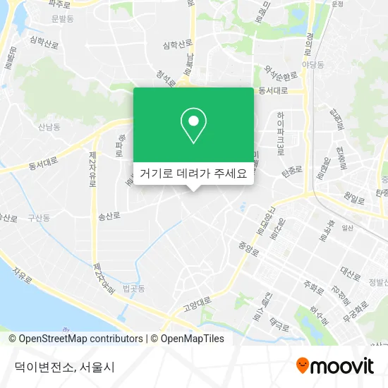 덕이변전소 지도