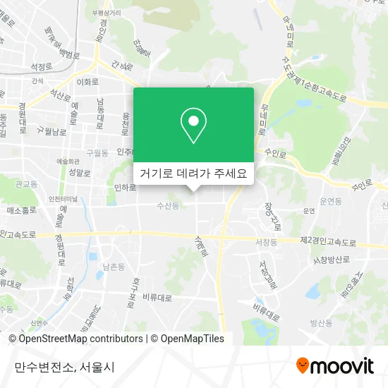 만수변전소 지도
