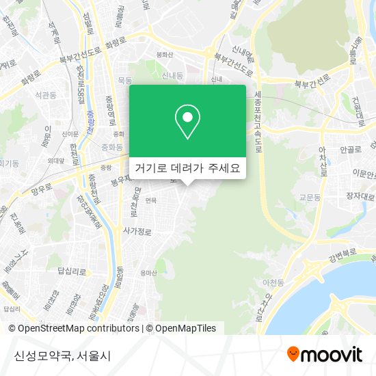 신성모약국 지도