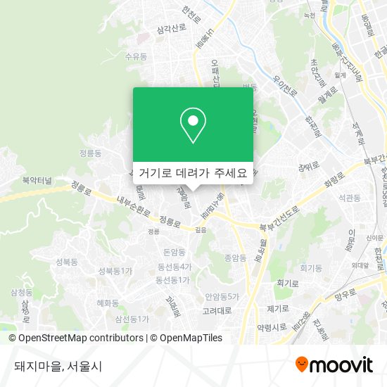돼지마을 지도