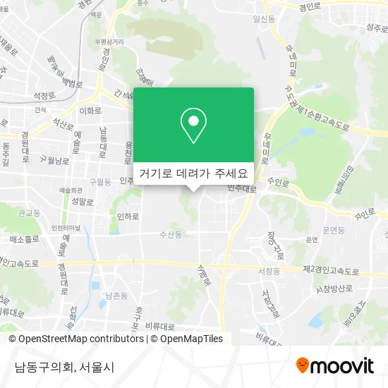 남동구의회 지도