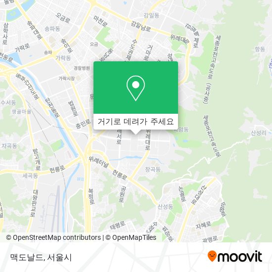 맥도날드 지도