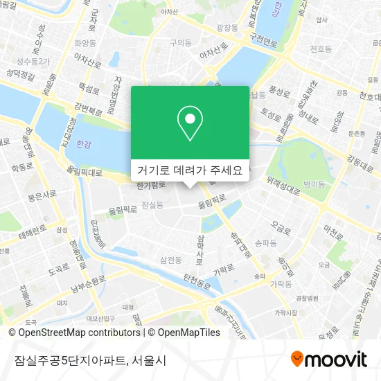 잠실주공5단지아파트 지도