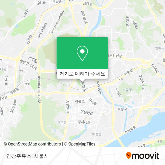 인창주유소 지도