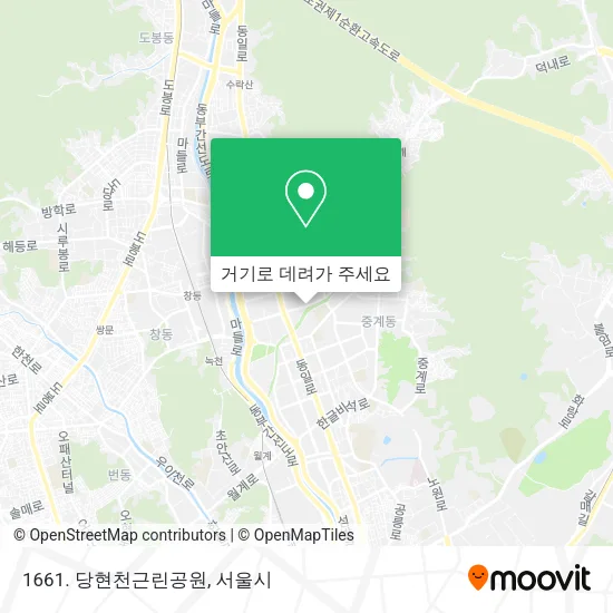 1661. 당현천근린공원 지도