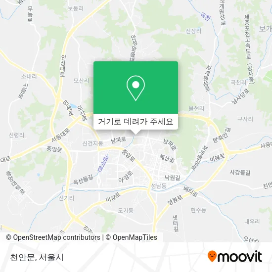 천안문 지도