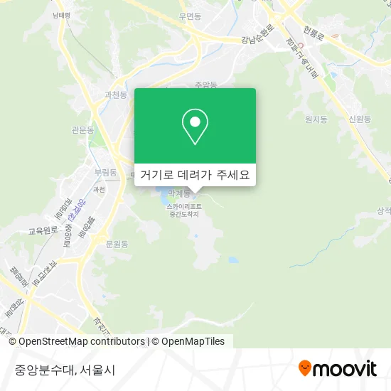 중앙분수대 지도