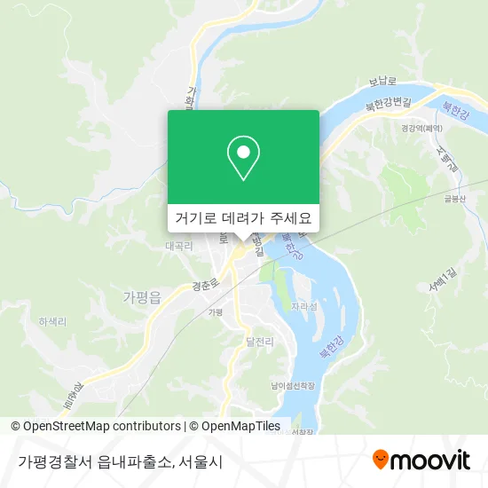 가평경찰서 읍내파출소 지도