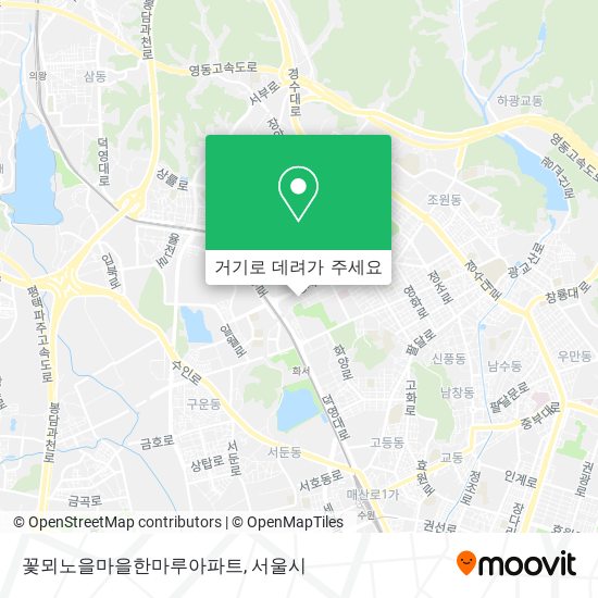 꽃뫼노을마을한마루아파트 지도