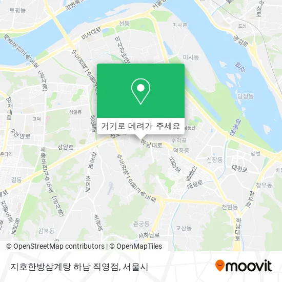 지호한방삼계탕 하남 직영점 지도