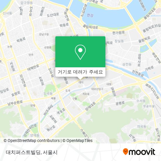 대치퍼스트빌딩 지도