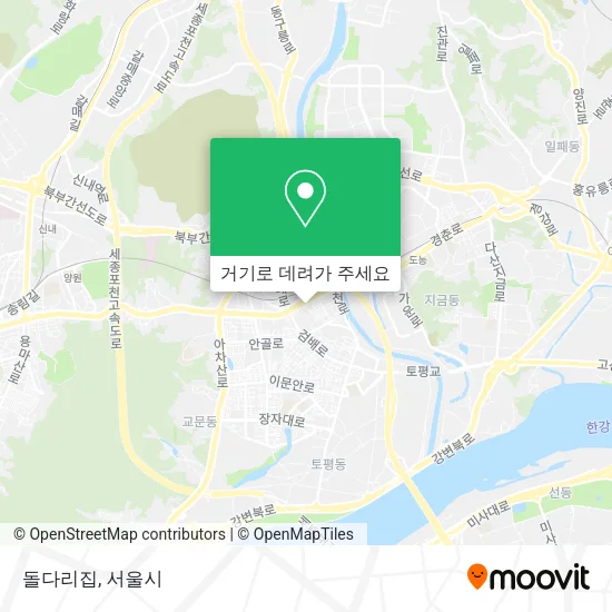 돌다리집 지도