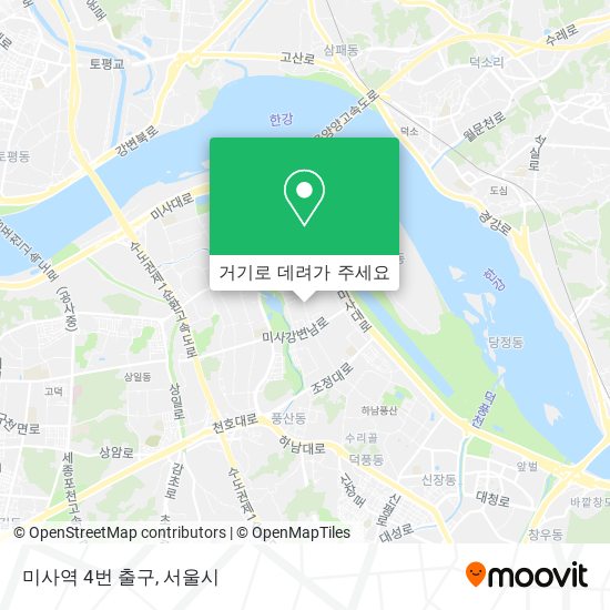 미사역 4번 출구 지도