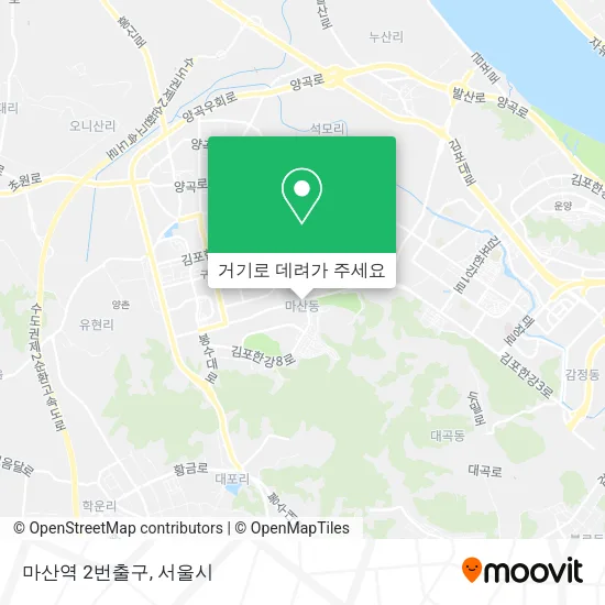 마산역 2번출구 지도