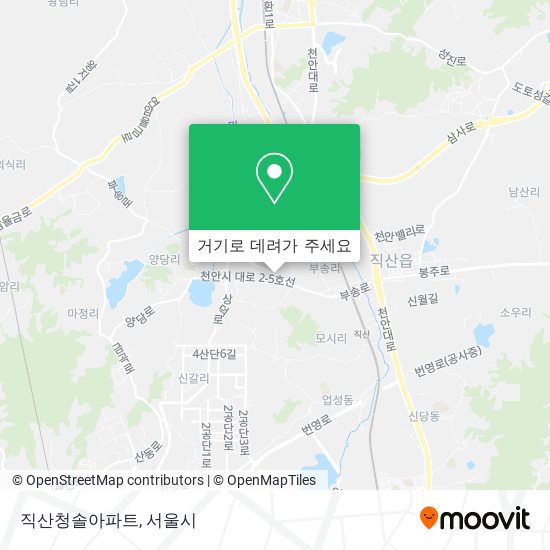 직산청솔아파트 지도