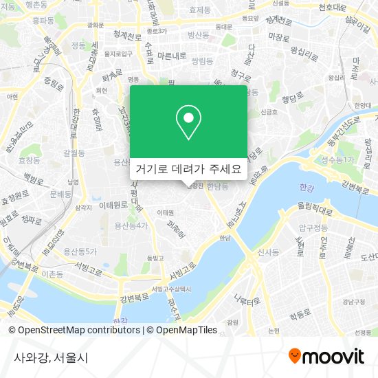 사와강 지도
