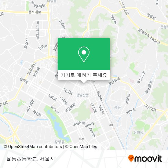 율동초등학교 지도