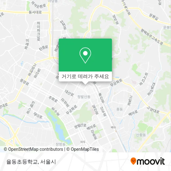 율동초등학교 지도