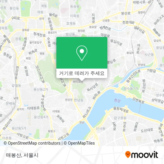 매봉산 지도