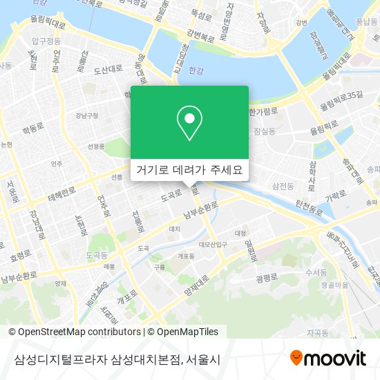 삼성디지털프라자 삼성대치본점 지도