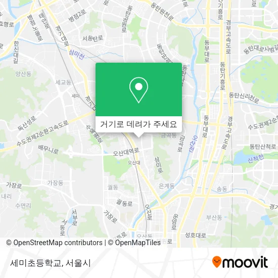 세미초등학교 지도