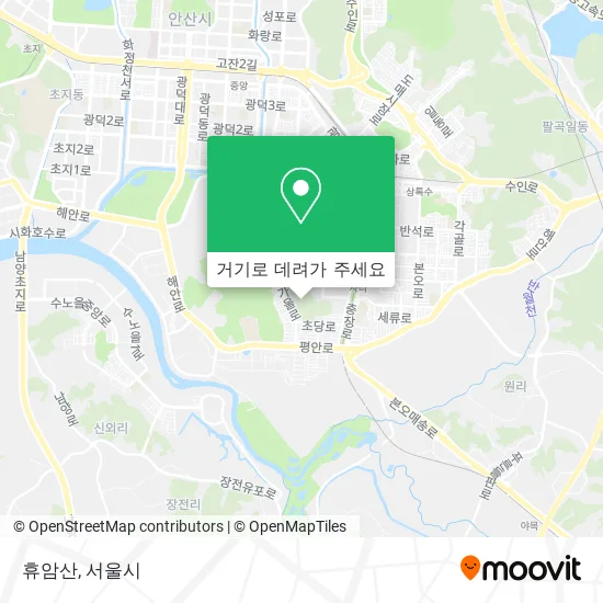 휴암산 지도