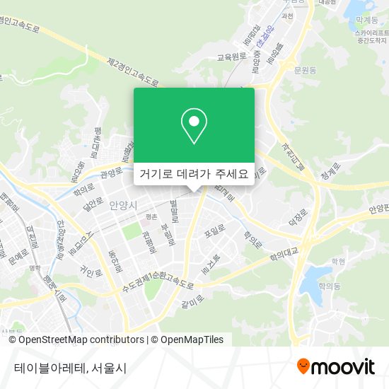 테이블아레테 지도