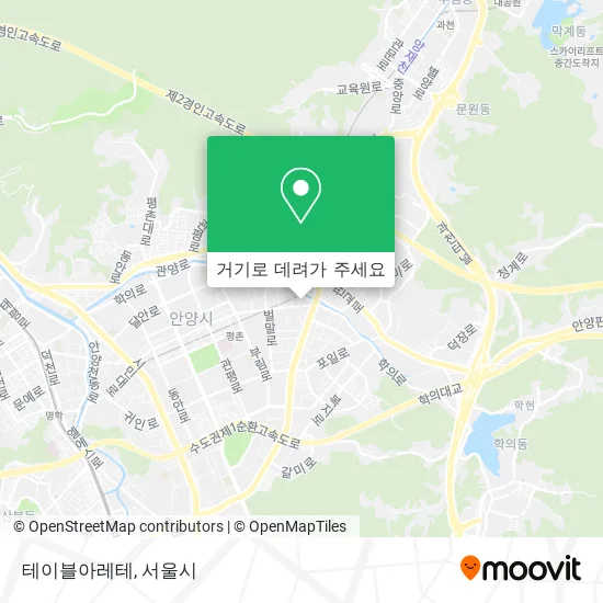 테이블아레테 지도