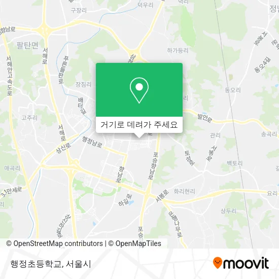 행정초등학교 지도