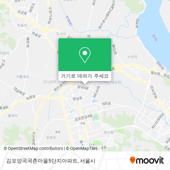 김포양곡곡촌마을5단지아파트 지도