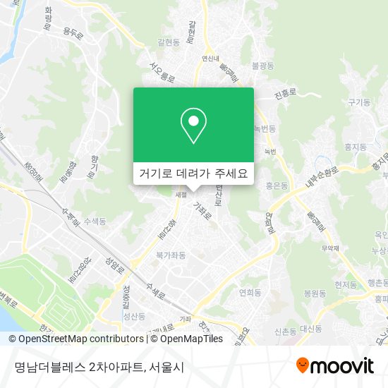 명남더블레스 2차아파트 지도