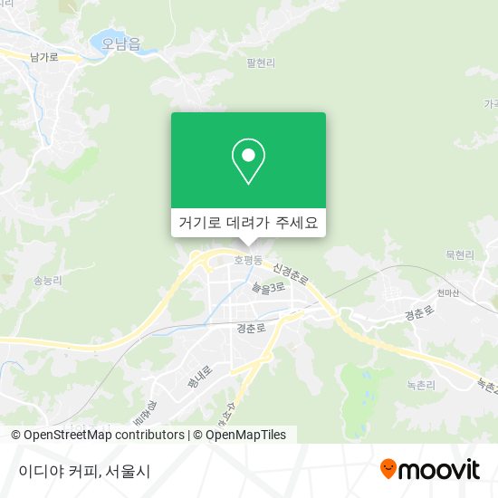 이디야 커피 지도