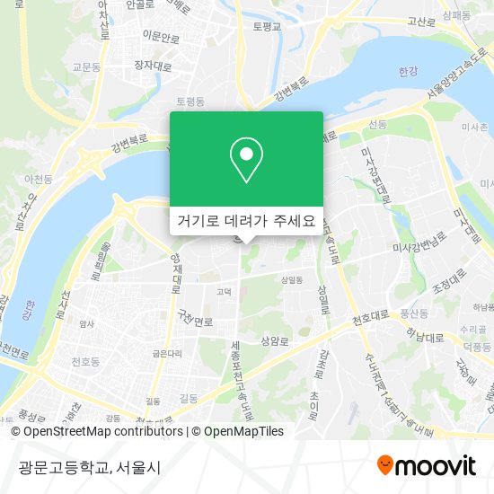 광문고등학교 지도