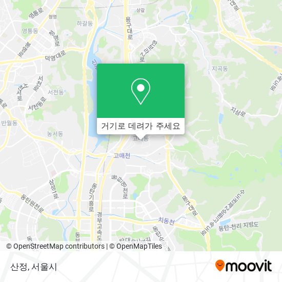 산정 지도