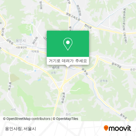 용인샤링 지도