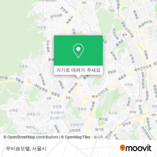 무비숑모텔 지도