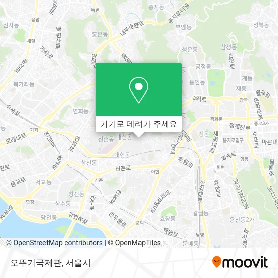오뚜기국제관 지도
