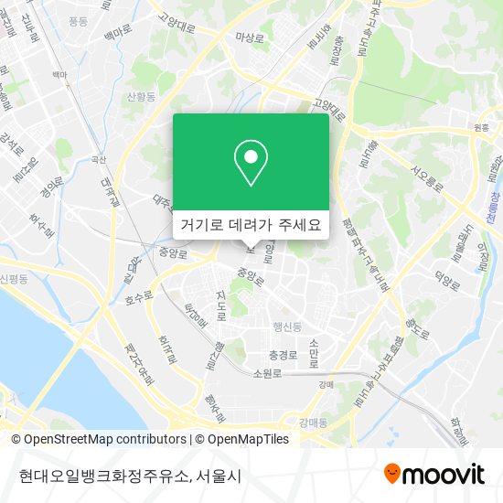 현대오일뱅크화정주유소 지도