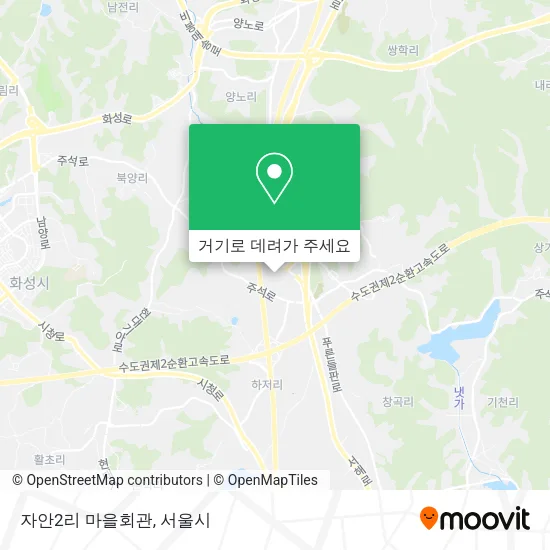 자안2리 마을회관 지도