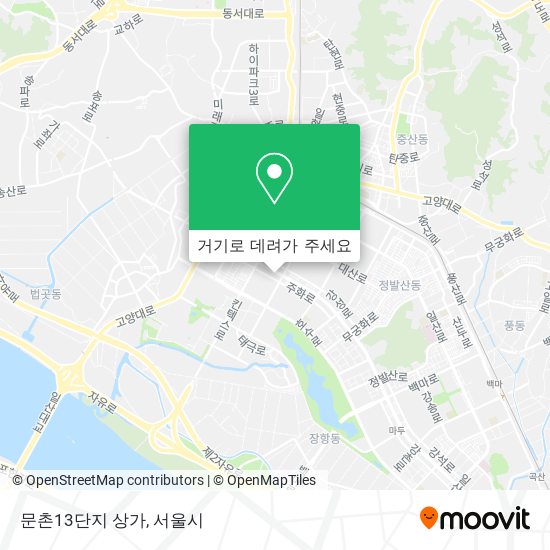 문촌13단지 상가 지도