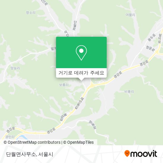 단월면사무소 지도