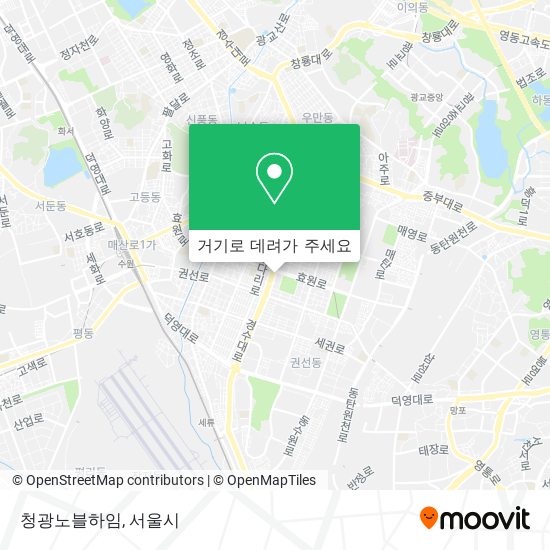 청광노블하임 지도