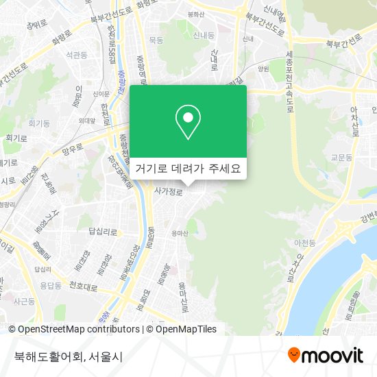 북해도활어회 지도