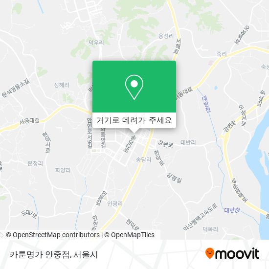 카툰명가 안중점 지도