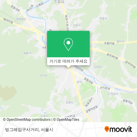 빙그레입구사거리 지도