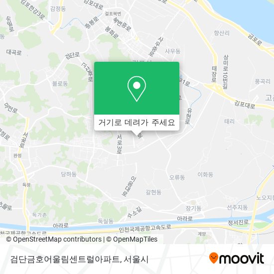 검단금호어울림센트럴아파트 지도